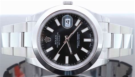 mens rolex black face|Rolex datejust 41mm black face.